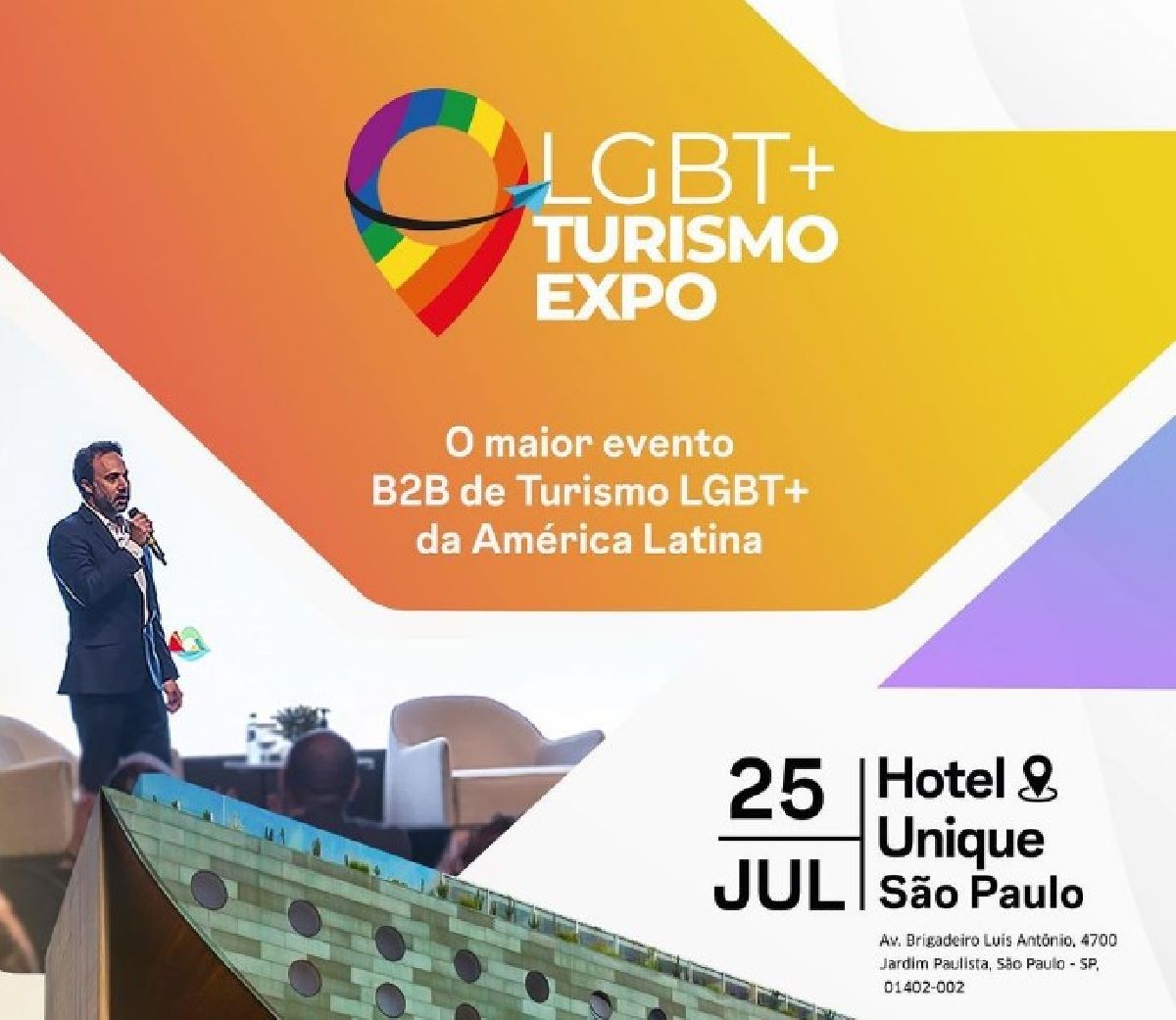 Aviso de Credenciamento - LGBT Turismo Expo - 1a vez em São Paulo