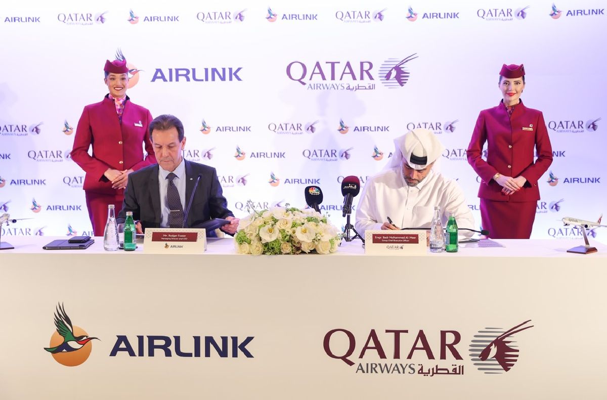 Qatar Airways adquire 25% de participação na Airlink