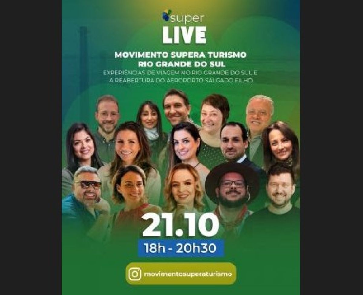 Movimento Supera Turismo RS promove Super Live