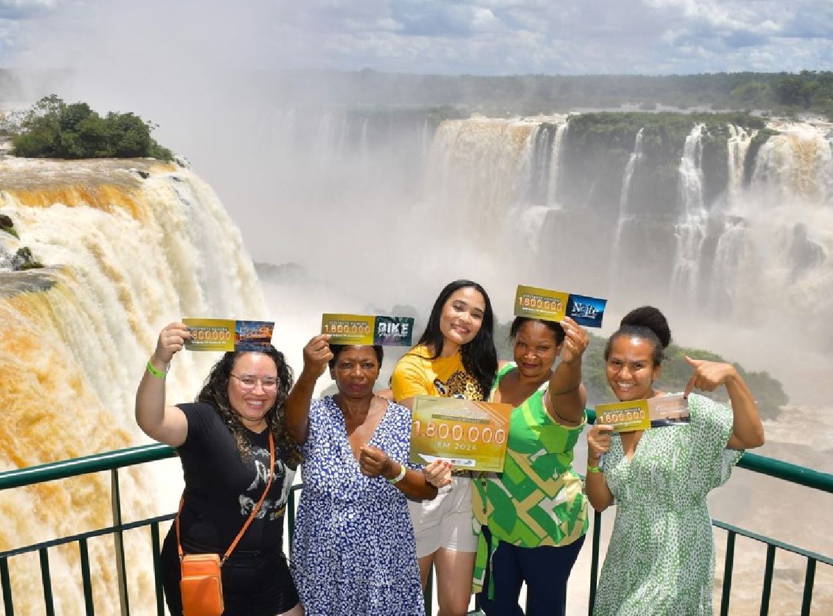 Parque Nacional do Iguaçu supera a marca de 1 milhão e 800 mil visitantes em 2024