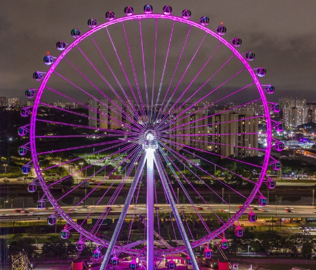 Roda Rico irá se transformar em relógio de contagem regressiva para chegada de 2025 em São Paulo